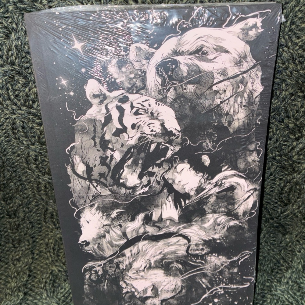 Small 5.25” X 8.25” Denik Animal Tiger, Bear, Wolf, Lion Lined Notebook